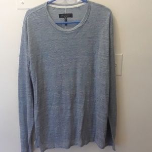 NEW Rag and Bone lightweight linen longsleeve.